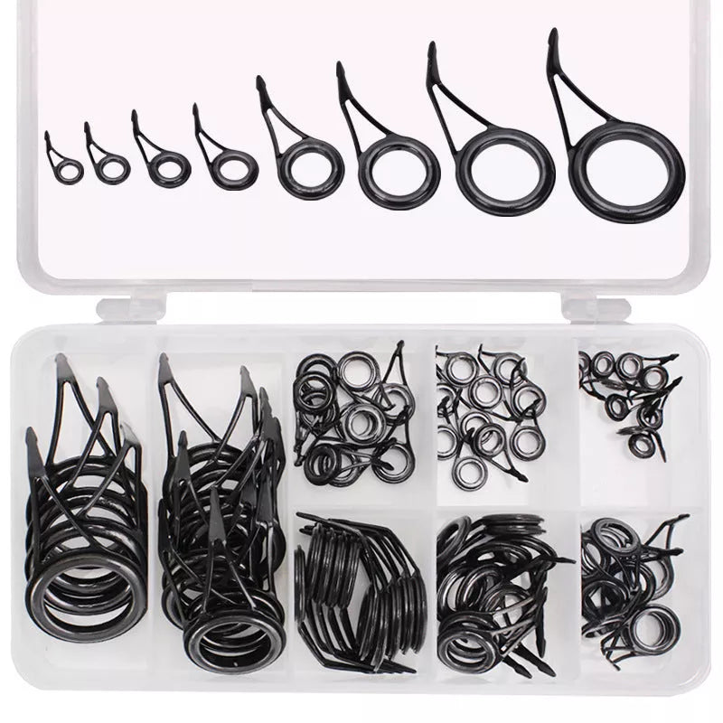 Yagan Fishing Rod Ceramic and High Carbon Steel Guide Eyes - 75pcs