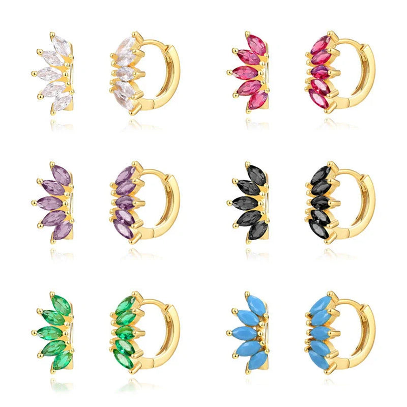 GiftHome UK Stunning Horse Eye Stone Earrings - Elegant British-Inspired Jewellery