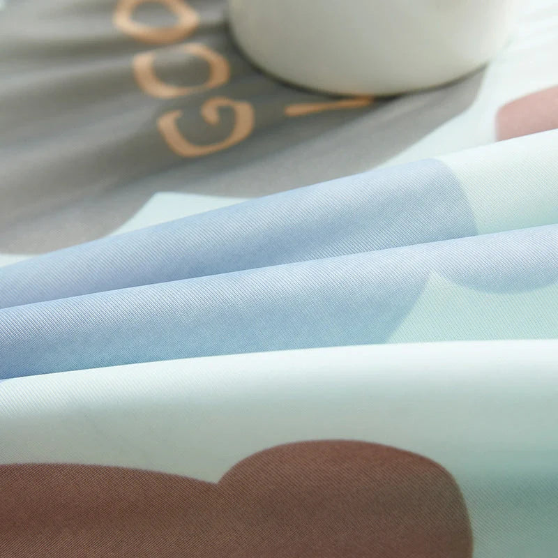 Machine washable ice silk thin quilt with cool feeling fabric in various colors and sizes