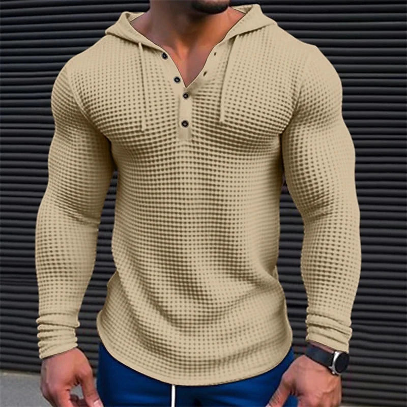 Men's casual pullover sweatshirt in various classic colours, featuring a tailored fit and soft, breathable polyester fabric for all-day comfort and style.