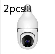 Smart 1080P Wi-Fi Bulb Camera with 4X Zoom, Smooth Pan and Tilt, Automatic Motion Tracking, and Night Vision