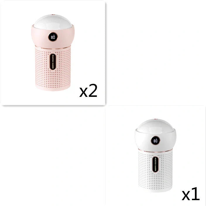 Compact projector humidifier with night light feature for student dormitories