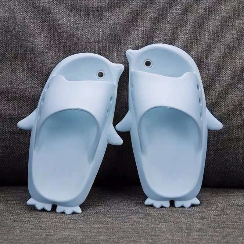 Children's penguin princess non-slip sandals in various colours