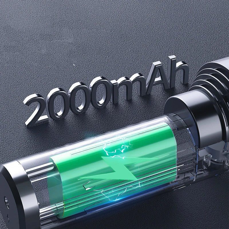 Powerful cordless handheld vacuum cleaner with accessories for cleaning homes and cars