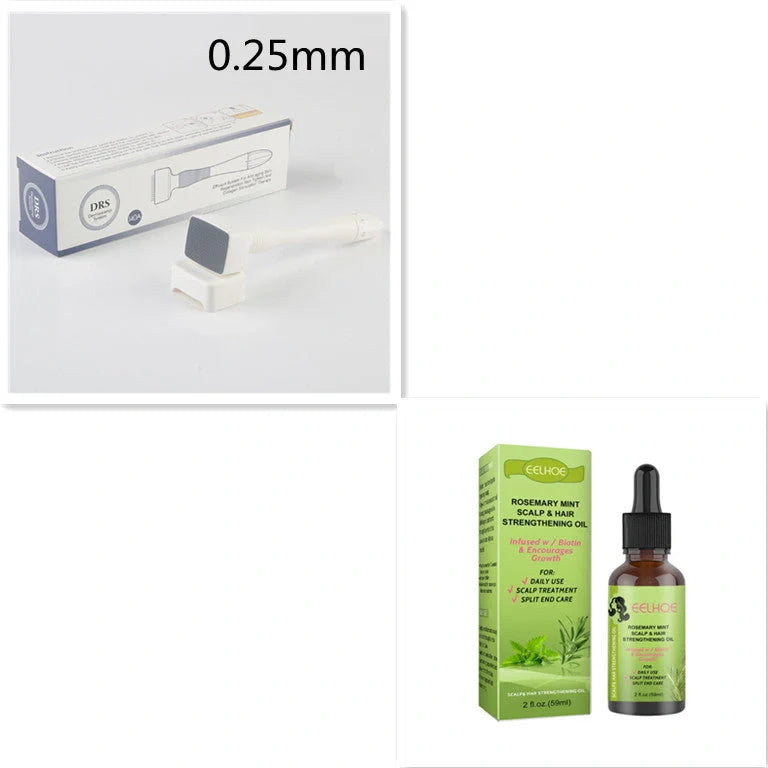 Rejuvenating Rosemary & Mint Hair Growth Serum - Nourishing formula to promote healthy scalp and stimulate hair regeneration