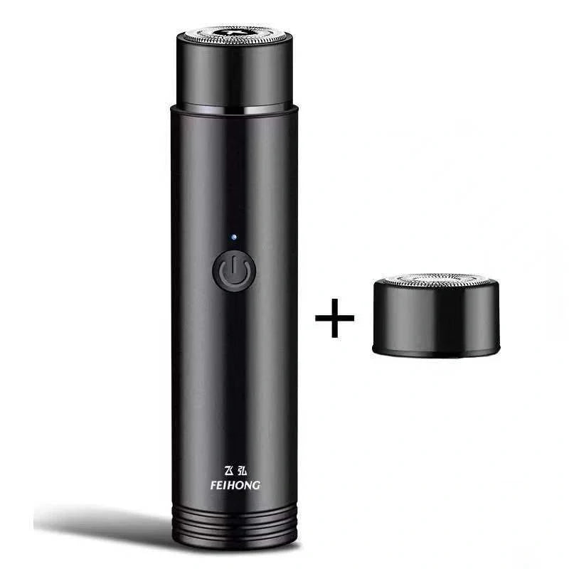 ARECTECH Mini Electric Shaver with double-blade for efficient shaving