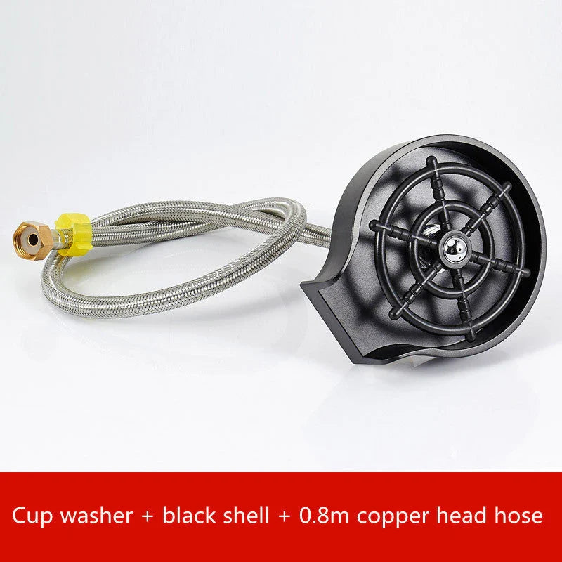Premium countertop cup washer with high-pressure spray for efficient cleaning of cups and glassware in bars and kitchens