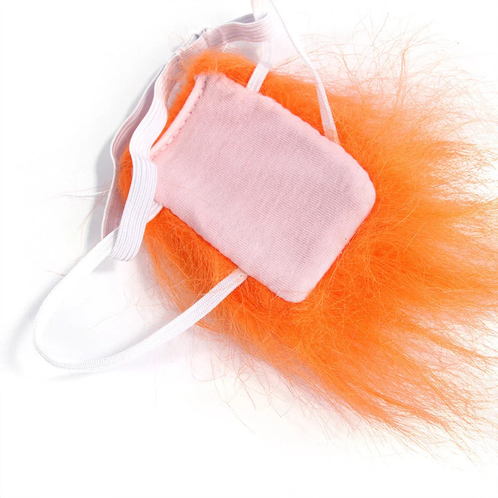 Adjustable dog wig in various colours for pet cosplay and photography