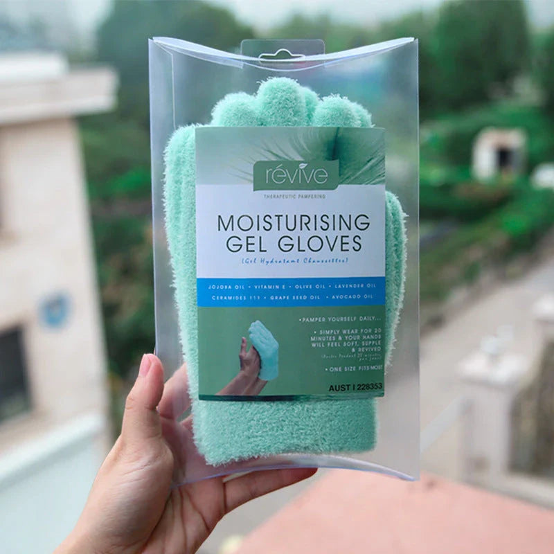 Premium hand and foot masks with gel lining and nourishing vitamins for soft, smooth skin