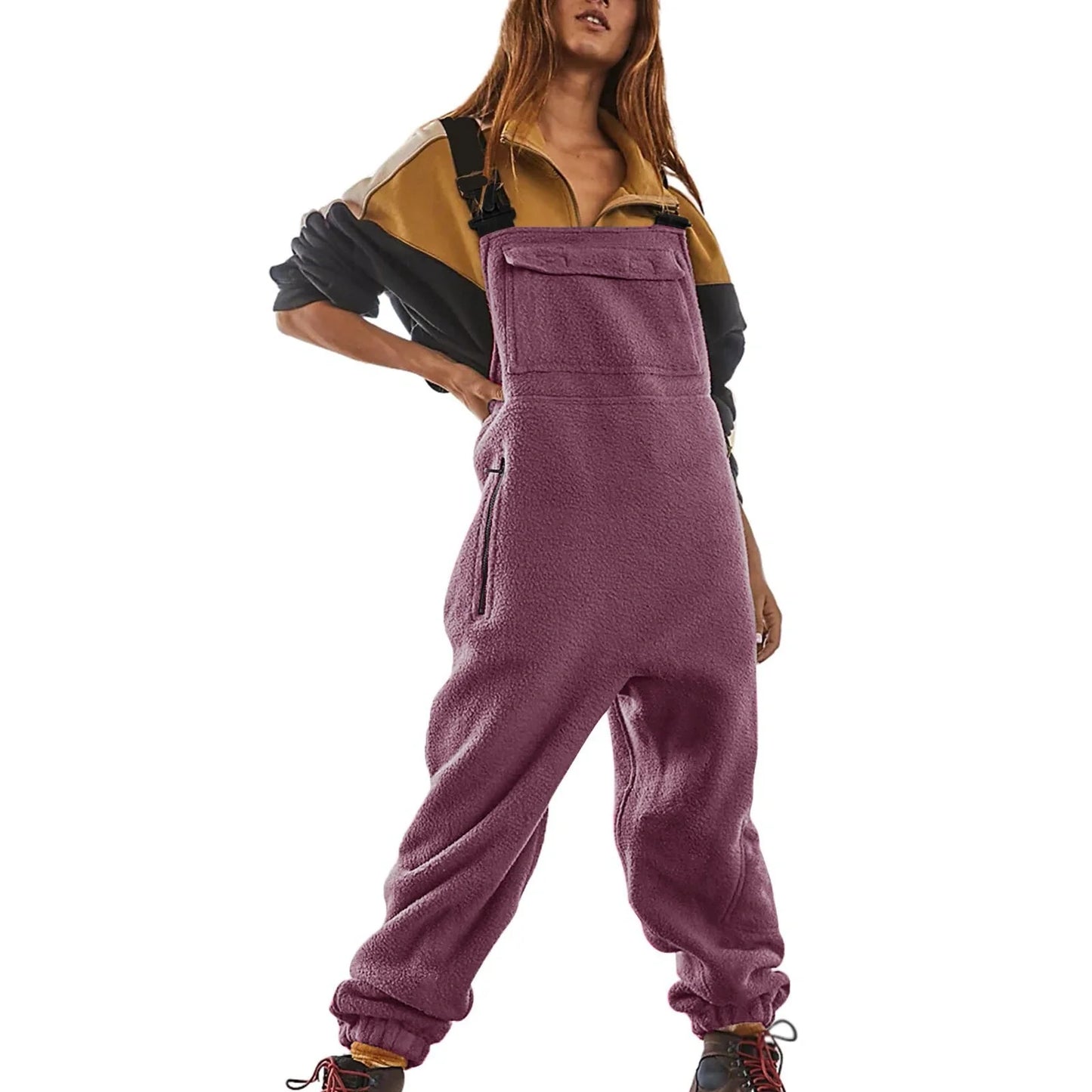 Premium Workwear Jumpsuit in Cosy Polar Fleece - Versatile Office Attire in Multiple Colours