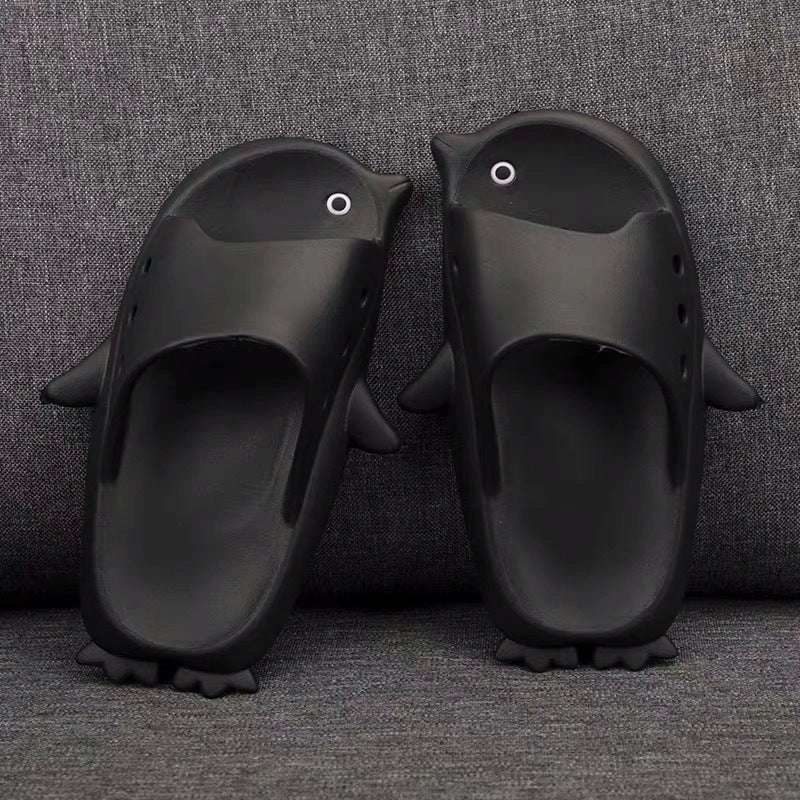 Children's penguin princess non-slip sandals in various colours