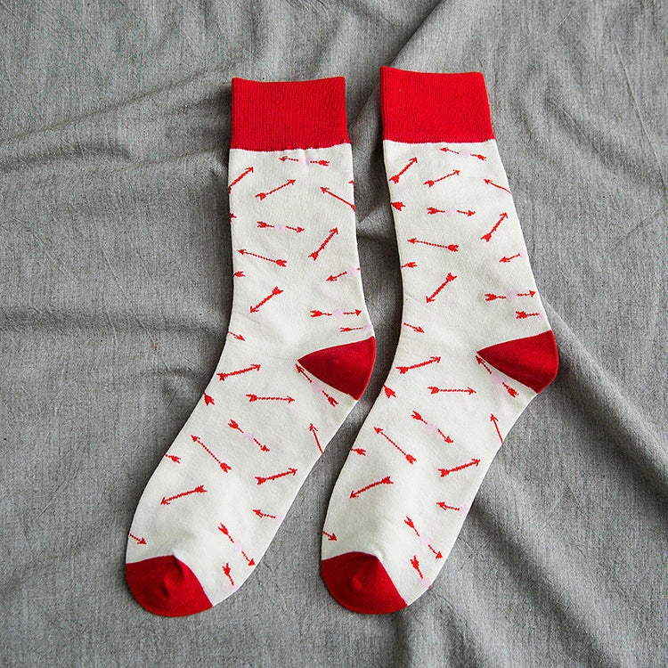 Colourful cartoon animal print tube socks made from premium quality cotton