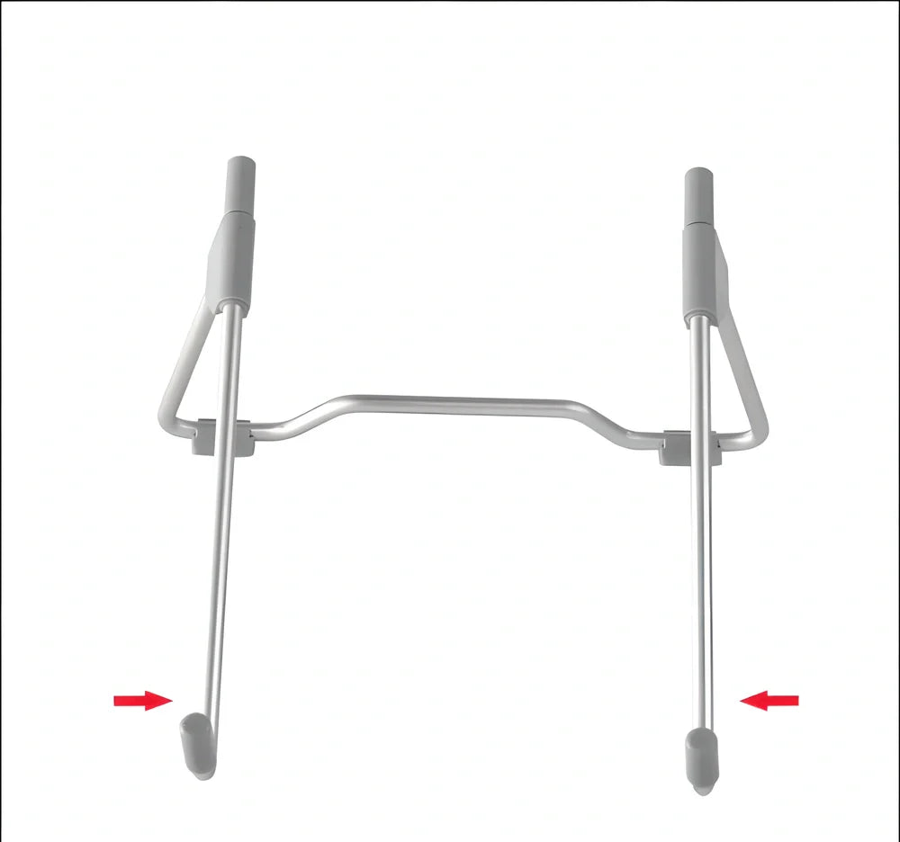 Adjustable foldable laptop and tablet stand with height and angle adjustment for improved ergonomics and cooling