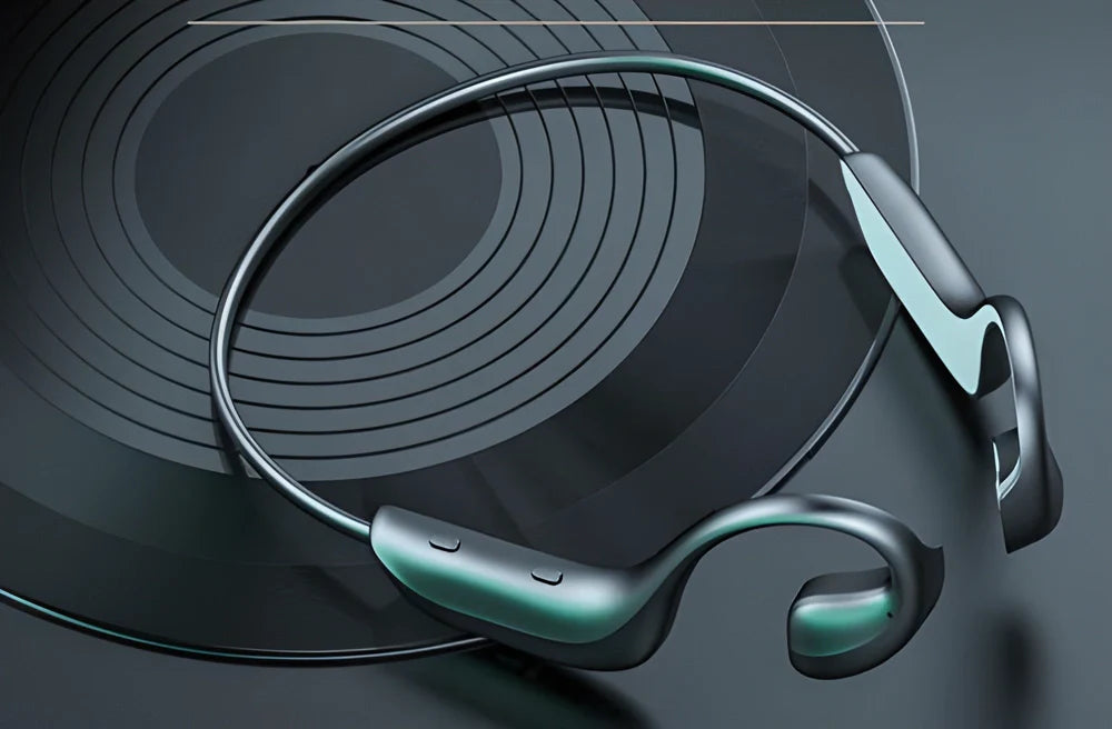G100™ Premium Wireless Bone Conduction Bluetooth Earphones with flexible wrap-around design