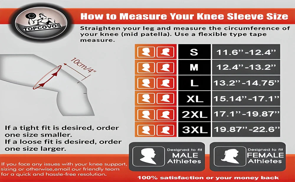 A premium sports knee brace with adjustable Velcro straps, stabilising side strips, and breathable neoprene material for enhanced support and comfort.