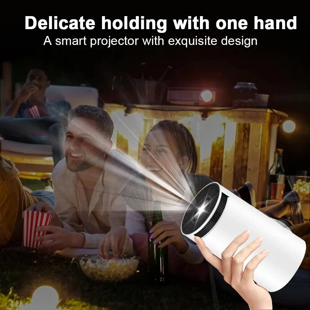 Cinematic 4K Android Projector with advanced features for immersive home entertainment