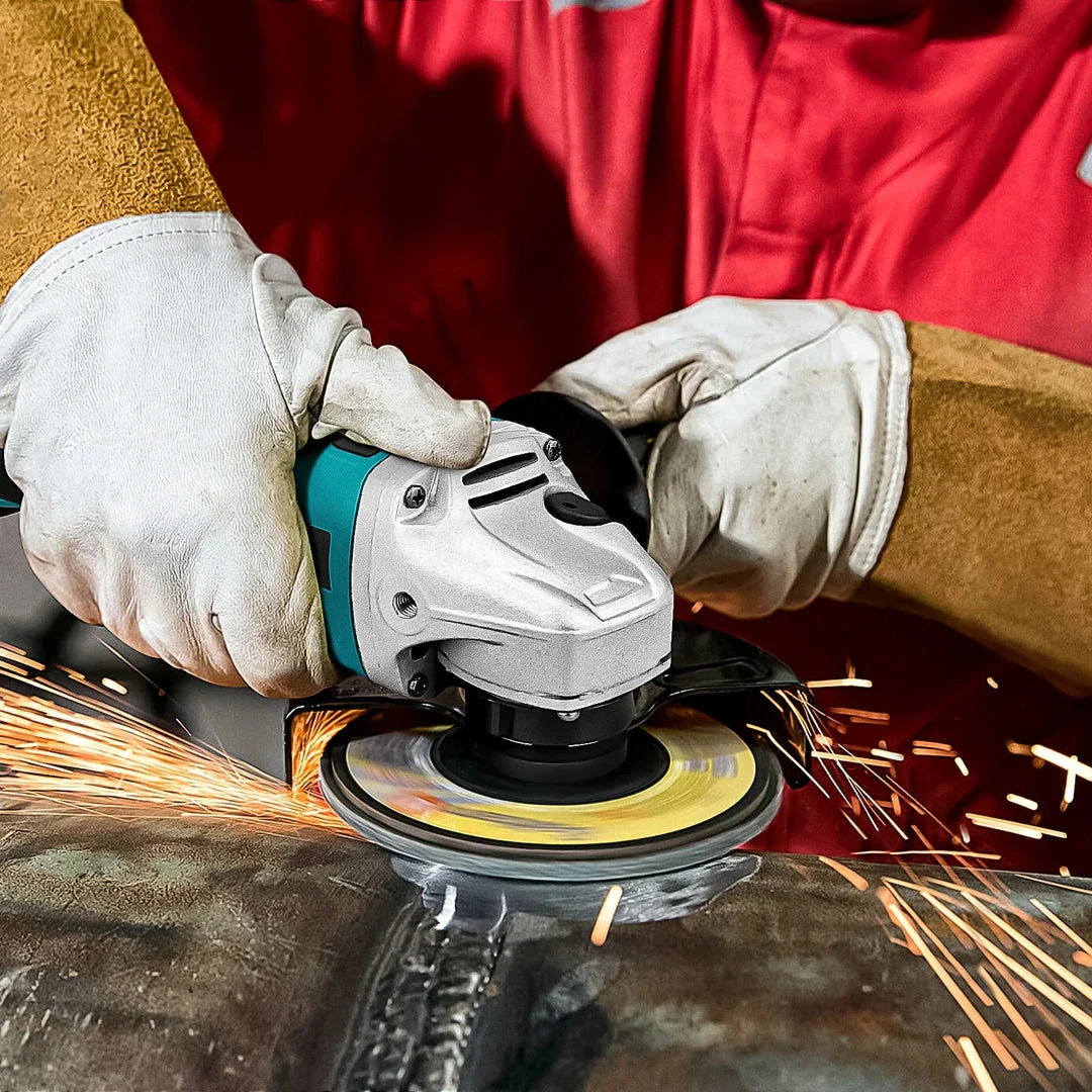 18V 125mm Cordless Angle Grinder with Brushless Motor for Polishing and Cutting Tasks