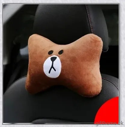 Premium plush car seat cushion with ergonomic design for neck and spinal support during long drives