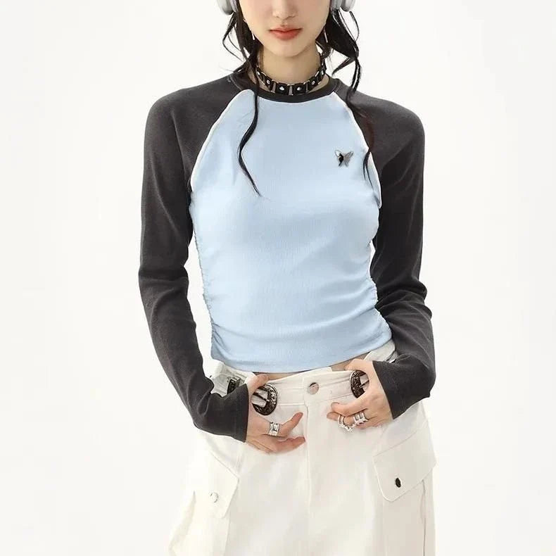 GiftHome UK Stylish Retro Patchwork Tee for Women