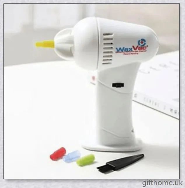 Premium ear wax remover vacuum with soft silicone tips for safe and effective ear cleaning