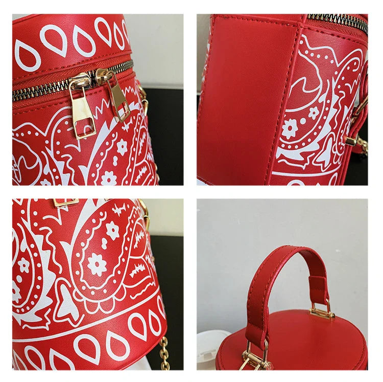 GiftHome UK Stylish and Spacious PU Leather Bucket Bag for Elegant British Ladies