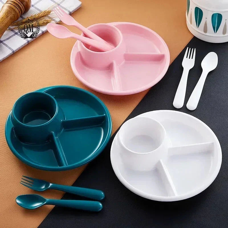 Bariatric portion control plate with divided compartments for balanced meals