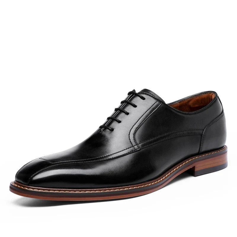 Stylish genuine leather retro shoes for men, featuring a premium cowhide upper and composite sole for long-lasting quality and comfort.
