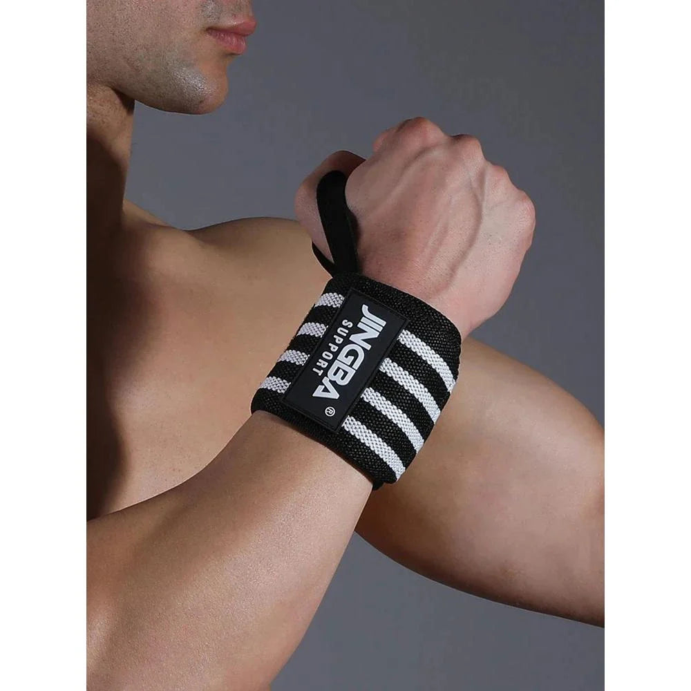 Premium Wrist Support Brace for Weightlifting and Fitness - Durable Nylon Construction, Adjustable Strap, and Extra Strength Design