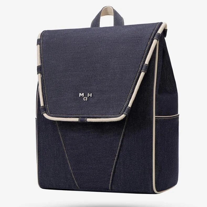 Premium eco-friendly denim waterproof backpack with multiple pockets and a comfortable handle for active lifestyles