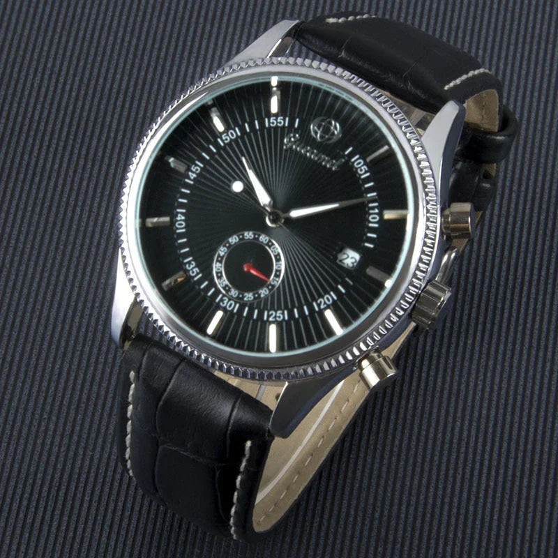Premium British-made steel-belt business watch with a classic, elegant design
