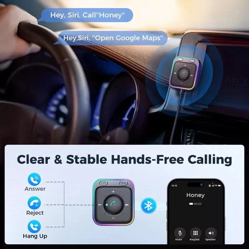 Joyroom Premium Bluetooth 5.3 Car Adapter for seamless connectivity and superior audio quality