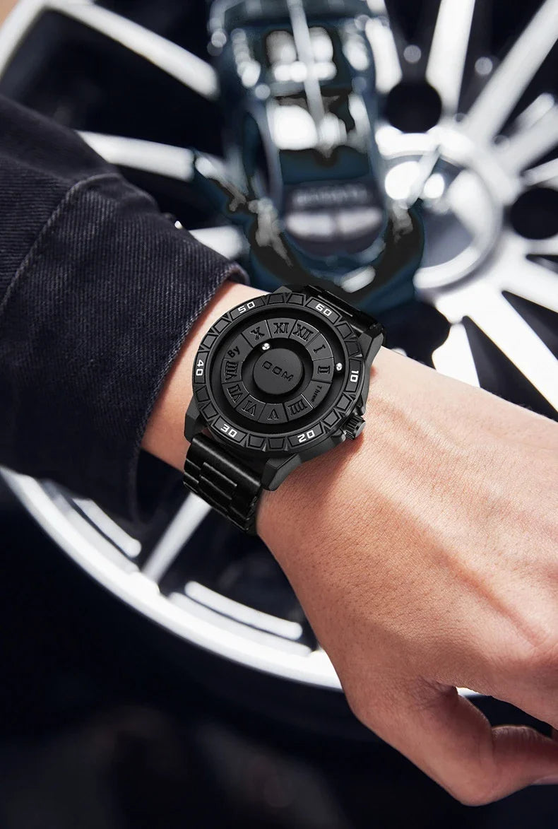 A sophisticated magnetic suspension waterproof watch with a sleek and personalised design