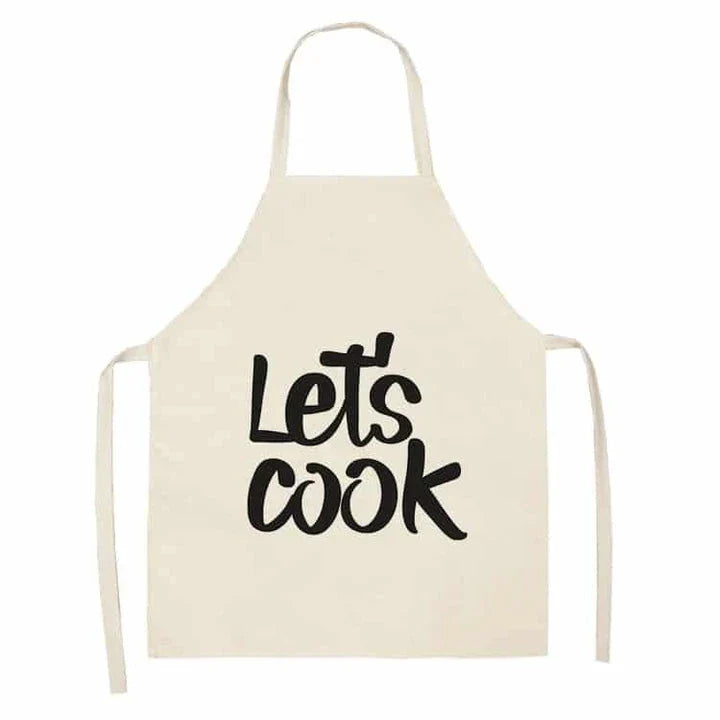 Premium Cotton and Linen Apron in Blue, Green, Grey, and White colors for the modern British kitchen