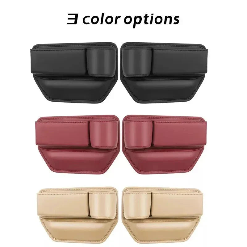 Premium Leather Car Seat Organiser - maximise storage, reduce clutter, and elevate your driving experience