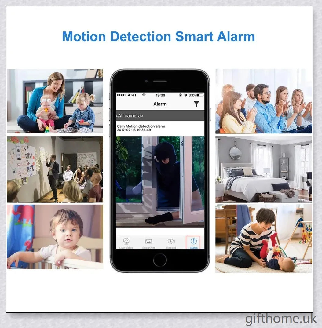 High-definition 1080p mini body camera with compact design, wide viewing angle, and night vision capabilities for security and surveillance applications