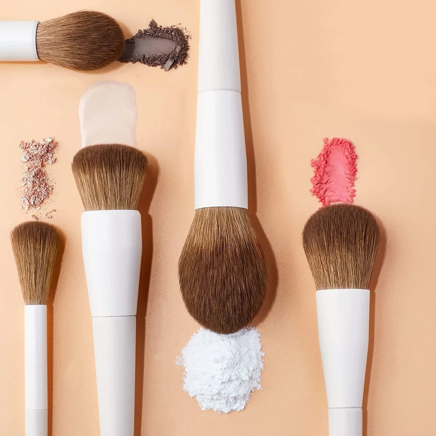 Trendha 14-Piece Soft Hair Makeup Brush Set - Premium beauty tools for flawless makeup application