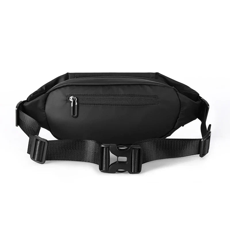 Stylish nylon one-shoulder backpack with zip closure and comfortable strap for professional work attire