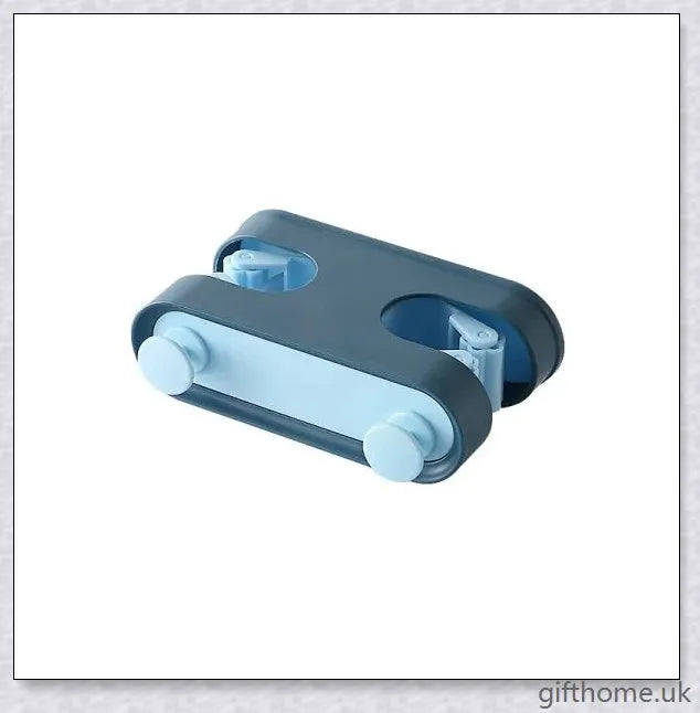 Bathroom Mop Clip with Double Hooks in Nordic-inspired Colours for Storing Cleaning Tools