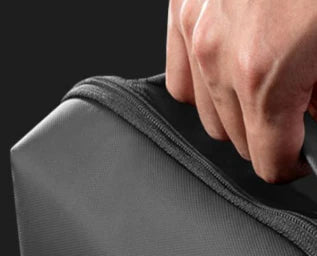 A stylish and waterproof travel organiser bag with cable storage compartment, perfect for keeping your tech essentials organised and protected on the go.