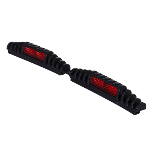 Reflective Ridged Door Guard Strips for protecting car doors from dings, dents, and damage in crowded parking spaces