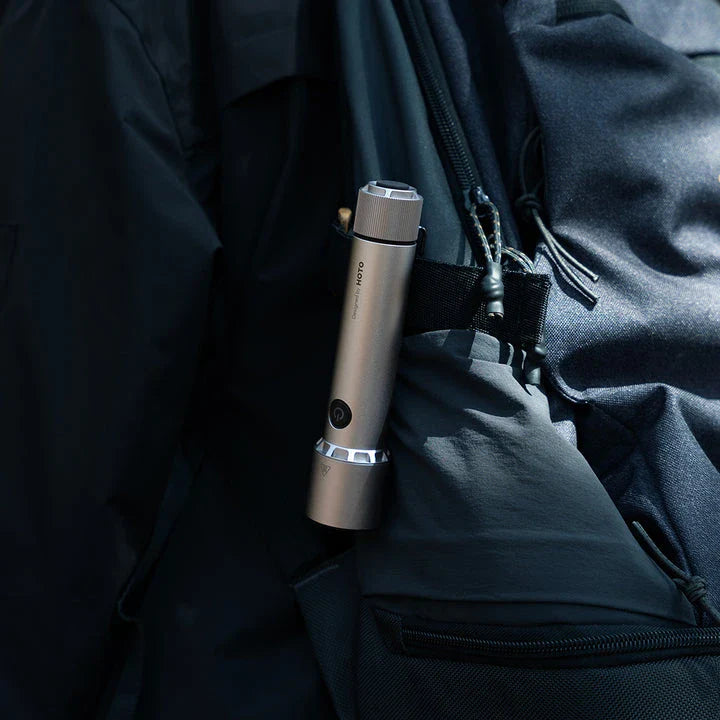 Powerful 2300 lumens tactical flashlight with durable aluminium alloy construction, waterproof design, and versatile functionality for outdoor activities and self-defence.