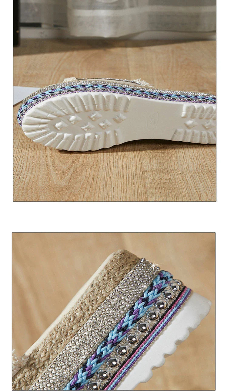 Stylish sponge cake elevated women's slippers in beige, black, and yellow colours