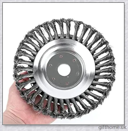 Garden Weed Brush Lawn Mower made of high-grade steel alloy for durable and efficient lawn and garden maintenance