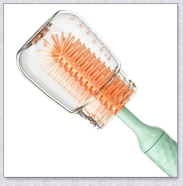Premium rechargeable electric baby bottle and cup cleaning brush set made with safe, durable materials