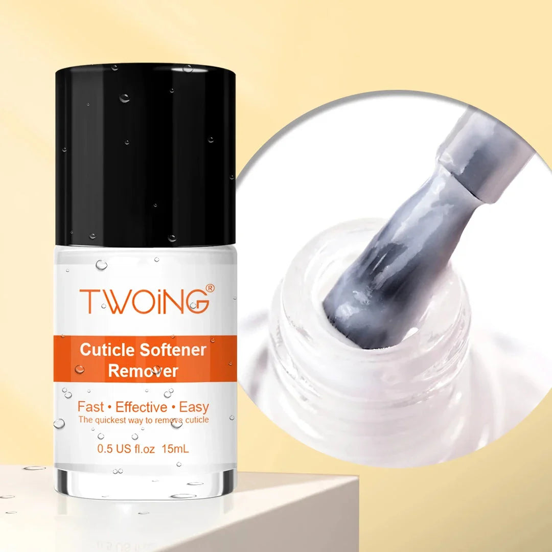 Premium 15ml cuticle softener and moisturiser for hand and foot nail care, softens and hydrates dry, brittle nails