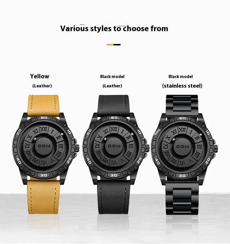 A sophisticated magnetic suspension waterproof watch with a sleek and personalised design