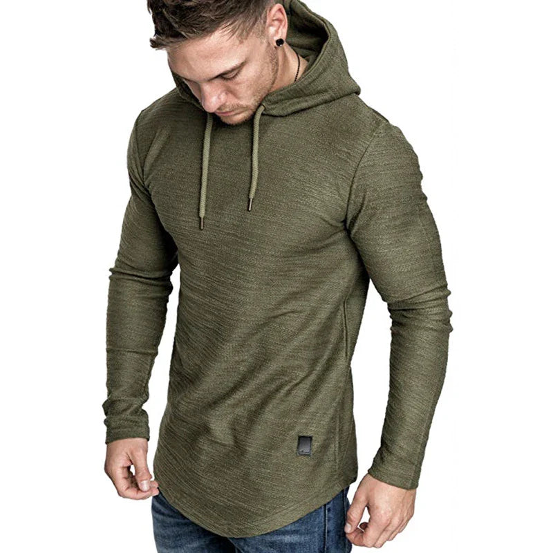 A stylish hooded sweatshirt made from a premium cotton-polyester blend, available in a range of classic and on-trend colours, perfect for casual wear and activewear.