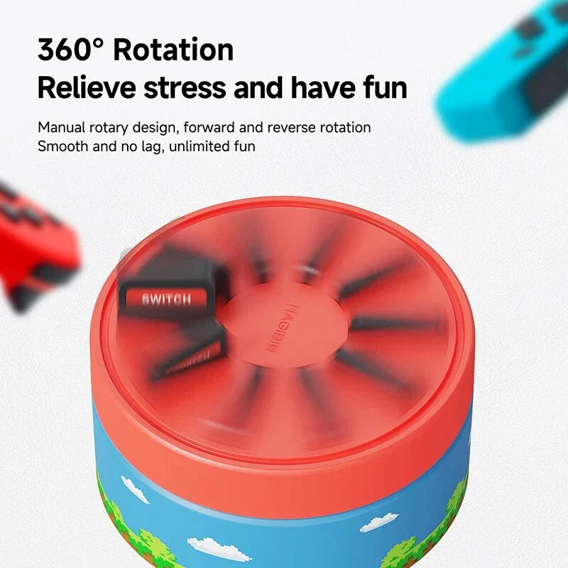 Rotating game card case for Nintendo Switch with 10 slots for storing game cards