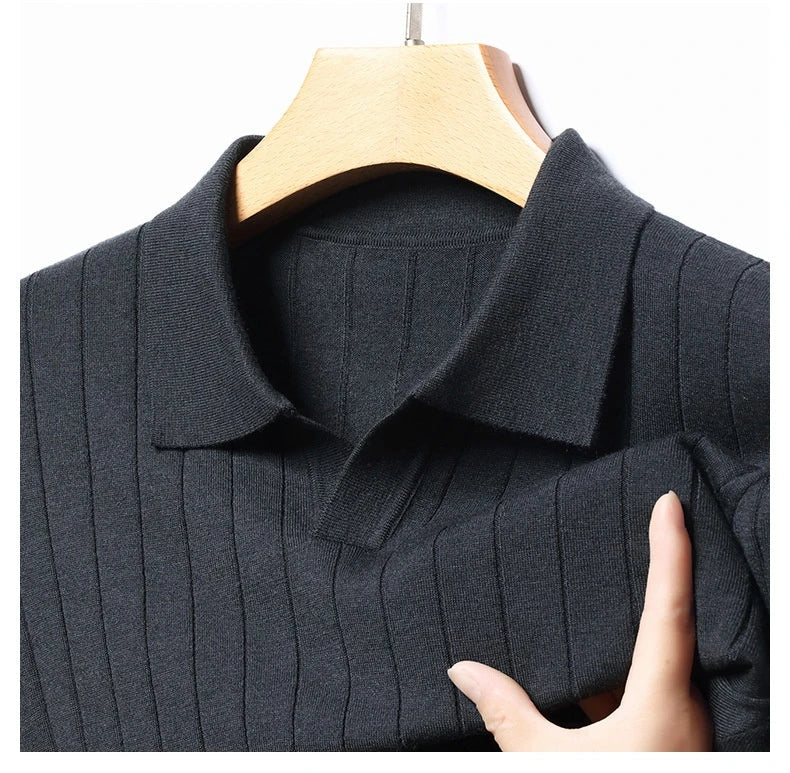 Men's autumn pullover sweater in various colours and sizes, featuring a cosy and versatile design for casual wear