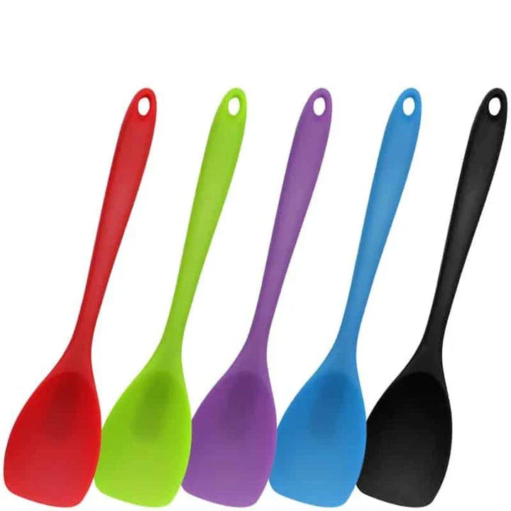 Premium silicone spatula with heat-resistant properties, ideal for a wide range of cooking and baking tasks in the British kitchen.